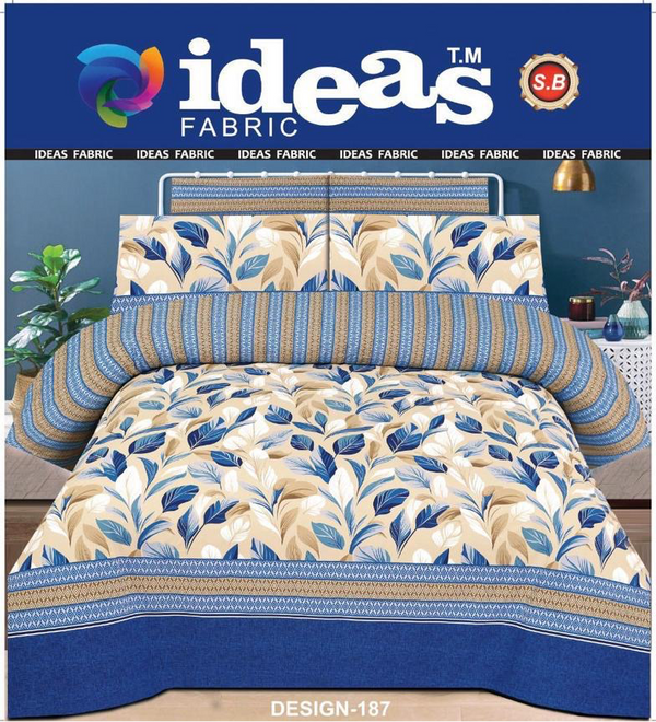 IDEAS PURE COTTON BEDSHEET 3 PIECE -/D187