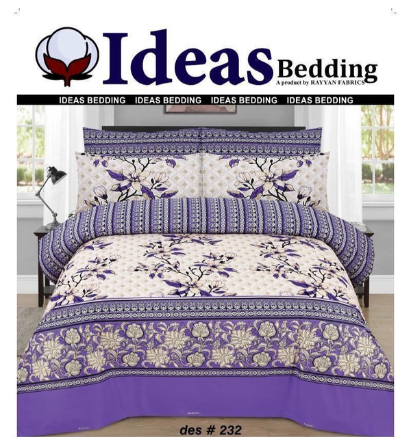 IDEAS PURE COTTON BEDSHEET 3 PIECE -/D232