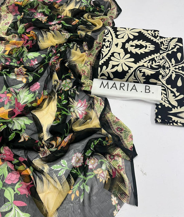 MARIA.B LAWN CHIFFON DUPATTA 3PC D06